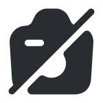 Camera Slash SVG Icon